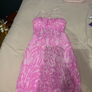Women’s Pink Hoco Dress